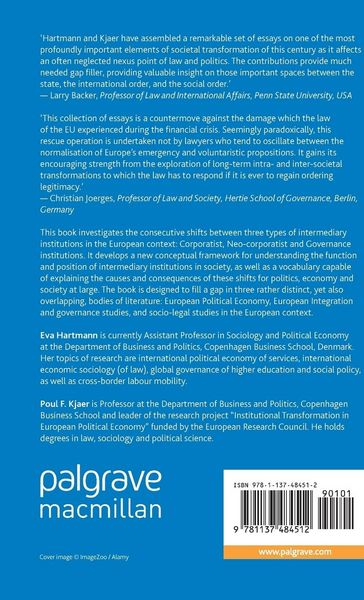 Produktbild: The Evolution of Intermediary Institutions in Europe