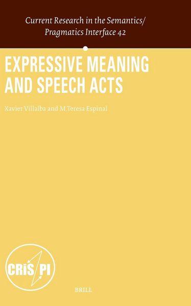 Produktbild: Expressive Meaning and Speech Acts