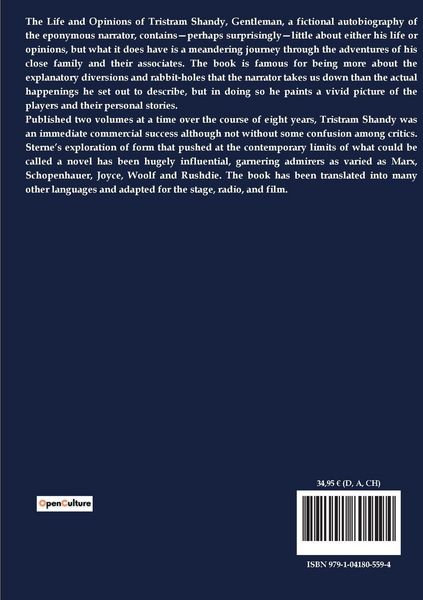 Produktbild: The Life and Opinions of Tristram Shandy, Gentleman