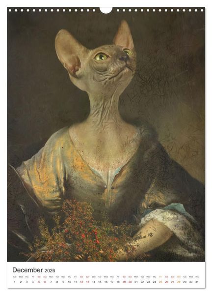 Produktbild: Aristocrat Cats (Wall Calendar 2026 DIN A3 portrait), CALVENDO 12 Month Wall Calendar
