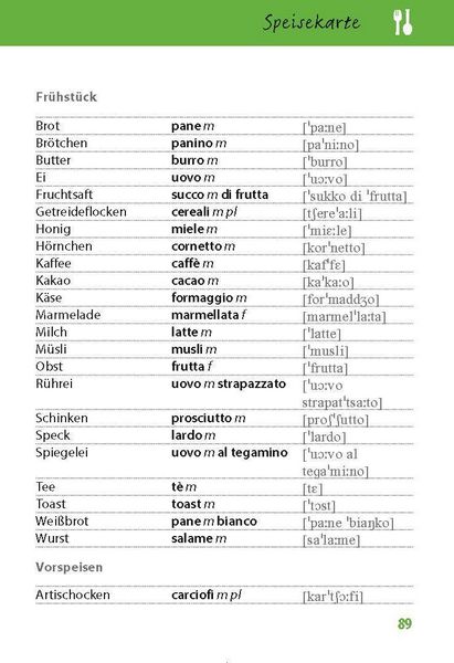 Produktbild: Sprachf&uuml;hrer Italienisch f&uuml;r die Reise