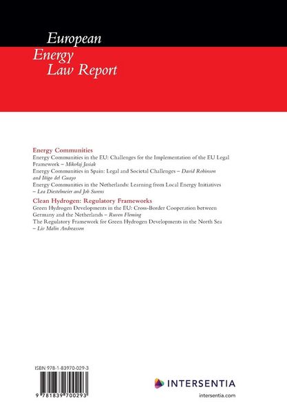 Produktbild: European Energy Law Report XIV