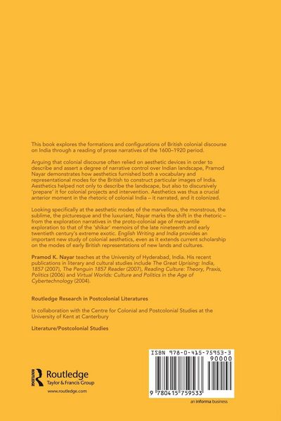 Produktbild: English Writing and India, 1600-1920