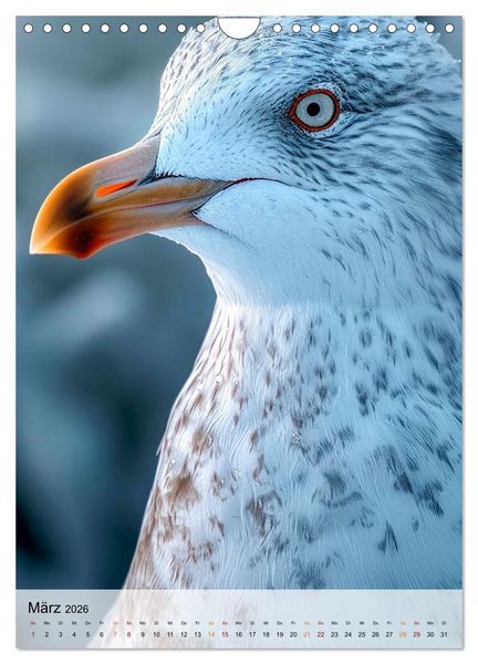 Produktbild: V&ouml;gel Portr&auml;ts (Wandkalender 2026 DIN A4 hoch), CALVENDO Monatskalender