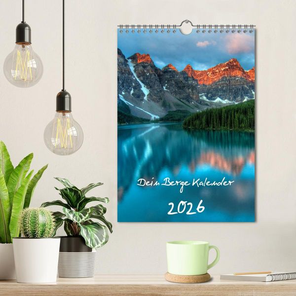 Produktbild: Dein Berge Kalender (Wandkalender 2026 DIN A4 hoch), CALVENDO Monatskalender