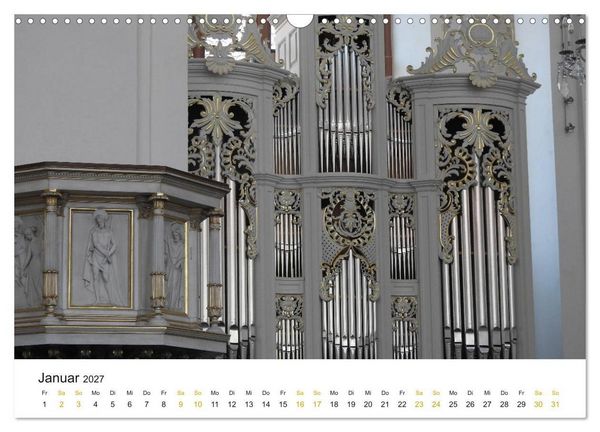 Produktbild: Fantastische Welt der Orgeln (Wandkalender 2027 DIN A3 quer), CALVENDO Monatskalender