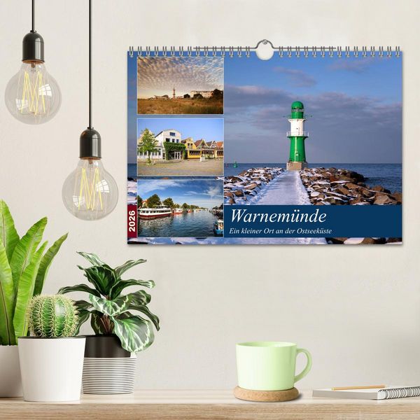Produktbild: Urlaub in Warnem&uuml;nde (Wandkalender 2026 DIN A4 quer), CALVENDO Monatskalender