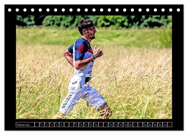Produktbild: TRIATHLON Impressionen (Tischkalender 2026 DIN A5 quer), CALVENDO Monatskalender