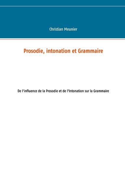 Produktbild: Prosodie, intonation et Grammaire