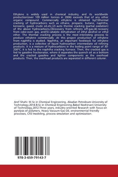 Produktbild: Design & Cost Estimation of Ethylene Production Unit From Naphta