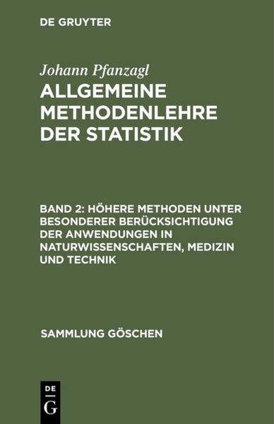 Produktbild: H&ouml;here Methoden unter besonderer Ber&uuml;cksichtigung der Anwendungen in Naturwissenschaften, Medizin und Technik