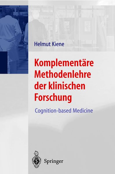 Produktbild: Komplement&auml;re Methodenlehre der klinischen Forschung