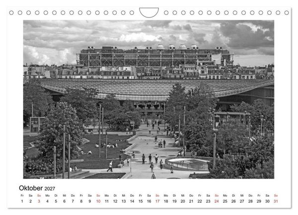 Produktbild: Paris vive la m&eacute;tropole (Wandkalender 2027 DIN A4 quer), CALVENDO Monatskalender