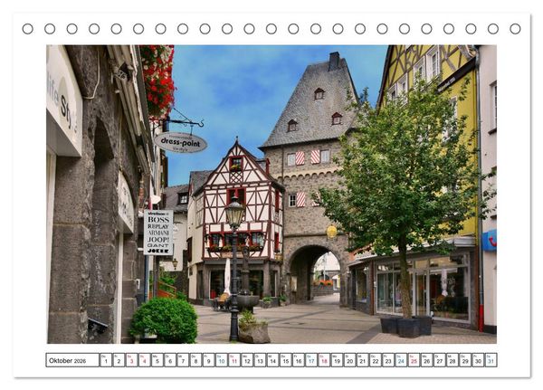 Produktbild: Mayen - Das Tor zur Eifel (Tischkalender 2026 DIN A5 quer), CALVENDO Monatskalender
