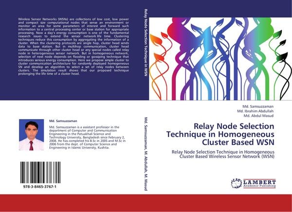 Produktbild: Relay Node Selection Technique in Homogeneous Cluster Based WSN