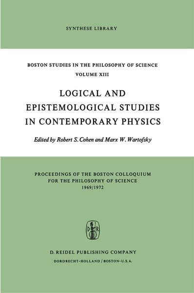 Produktbild: Logical and Epistemological Studies in Contemporary Physics