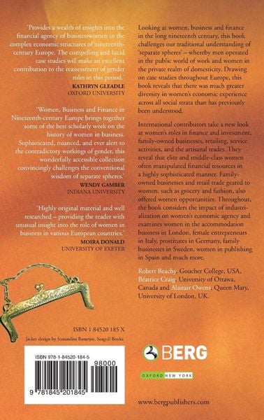 Produktbild: Women, Business, and Finance in Nineteenth-Century Europe