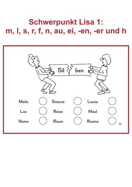 Produktbild: Lesen mit Lisa - Heft 1