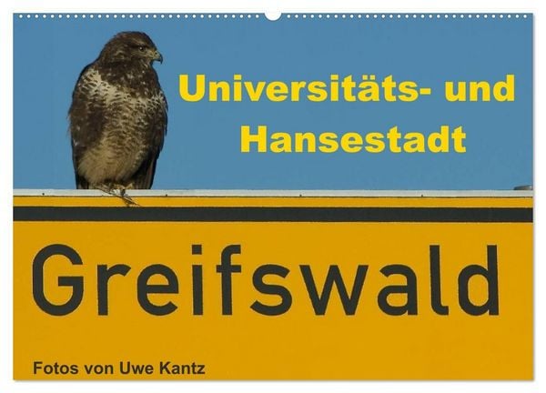 Produktbild: Univerit&auml;ts- und Hansestadt Greifswald (Wandkalender 2027 DIN A2 quer), CALVENDO Monatskalender