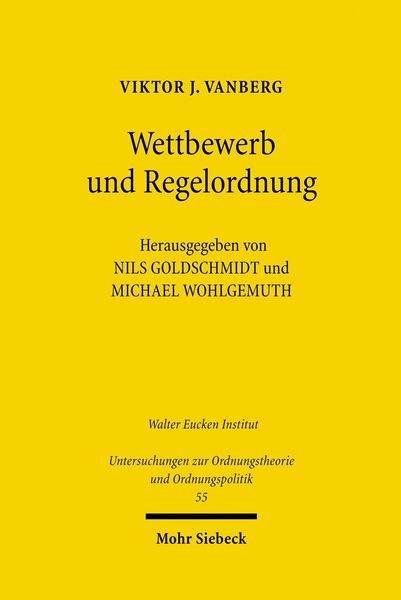 Produktbild: Wettbewerb und Regelordnung