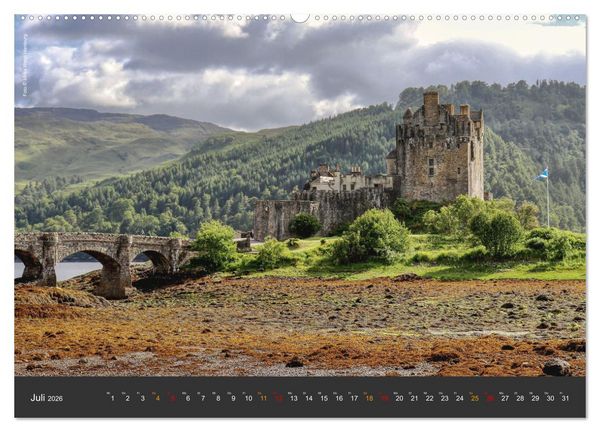 Produktbild: Schottland 2026 Schl&ouml;sser, Burgen und Ruinen (Wandkalender 2026 DIN A2 quer), CALVENDO Monatskalender