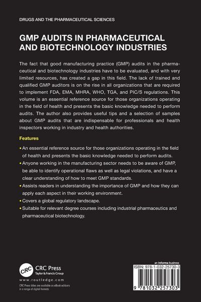 Produktbild: GMP Audits in Pharmaceutical and Biotechnology Industries
