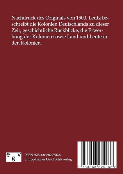 Produktbild: Die Kolonien Deutschlands