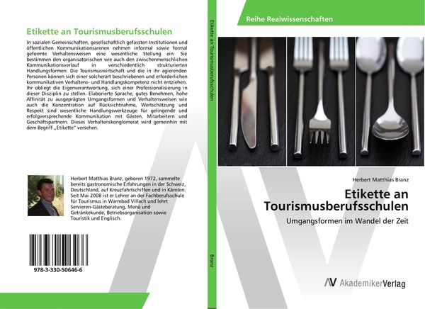 Produktbild: Etikette an Tourismusberufsschulen