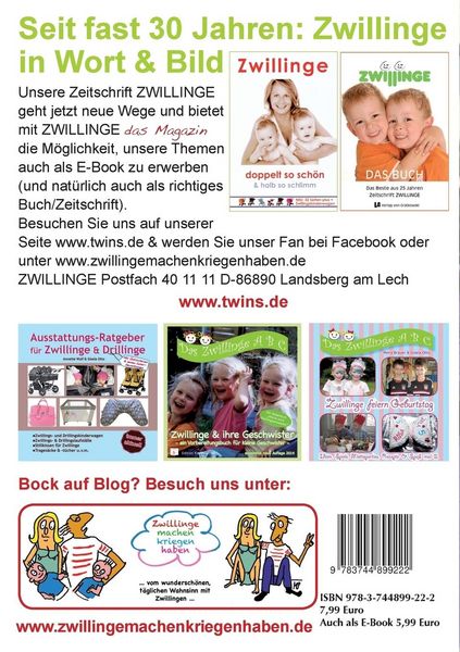 Produktbild: Zwillinge das Magazin September/Oktober 2017