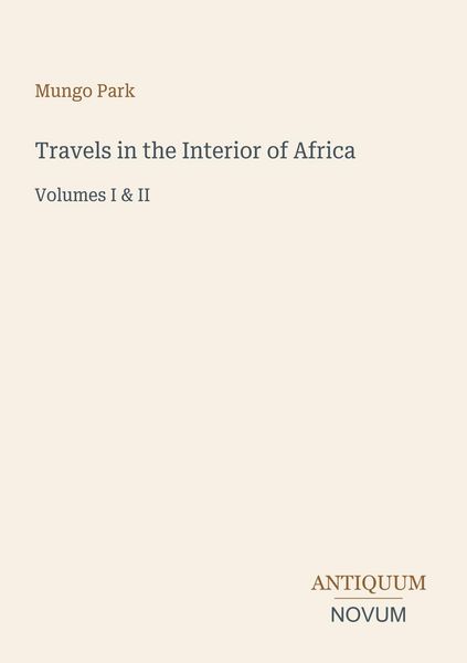 Produktbild: Travels in the Interior of Africa