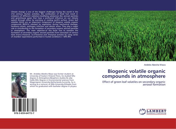 Produktbild: Biogenic volatile organic compounds in atmosphere