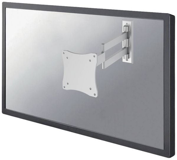 Produktbild: Neomounts FPMA-W830 Monitor-Wandhalterung 1 Display(s) 25,4 cm (10") - 68,6 cm (27") Silber Neigbar, Schwenkbar, Ausziehbar