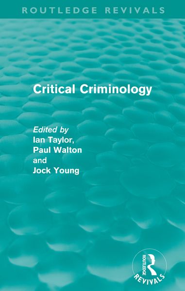 Produktbild: Critical Criminology (Routledge Revivals)
