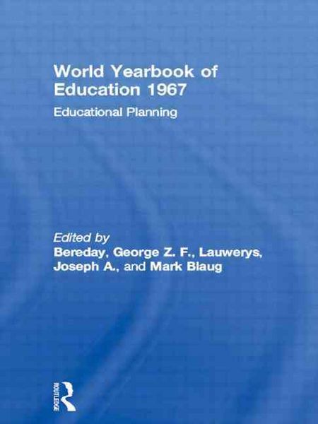 Produktbild: World Yearbook of Education 1967: Educational Planning