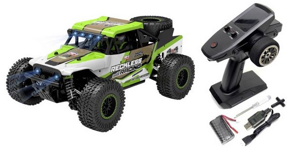 Produktbild: Absima Rock Racer Reckless Gr&uuml;n Brushed 1:20 RC Modellauto Elektro Truggy Allradantrieb (4WD) RtR 2,4 GHz