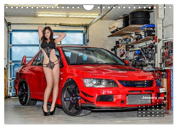 Produktbild: Girls and Cars (Wall Calendar 2026 DIN A4 landscape), CALVENDO 12 Month Wall Calendar