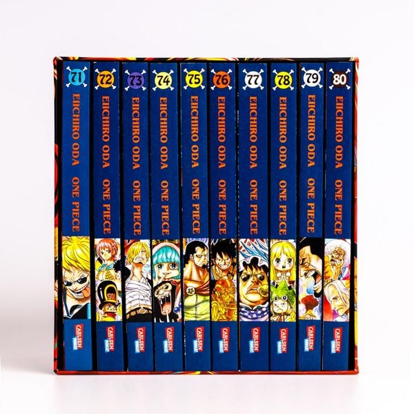 Produktbild: One Piece Sammelschuber 8: Dressrosa (inklusive Band 71-80)
