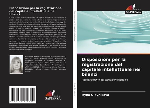 Produktbild: Disposizioni per la registrazione del capitale intellettuale nei bilanci