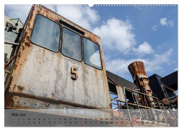 Produktbild: Zeche und Kokerei Zollverein Essen: Industrie-Architektur (Wandkalender 2026 DIN A2 quer), CALVENDO Monatskalender