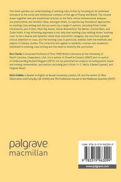 Produktbild: Working-Class Writing