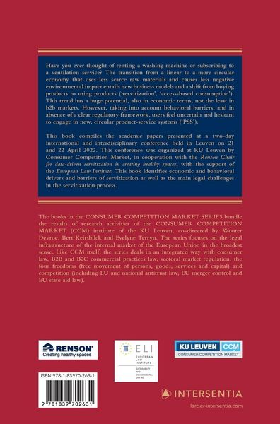 Produktbild: Servitization and circular economy