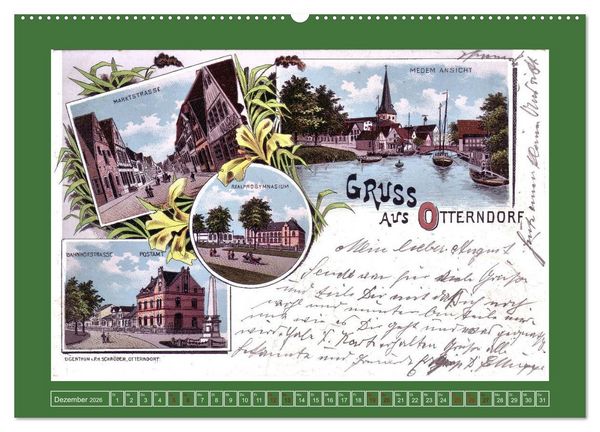 Produktbild: 625 Jahre Otterndorf - Gr&uuml;ne Stadt am Meer (Wandkalender 2026 DIN A2 quer), CALVENDO Monatskalender