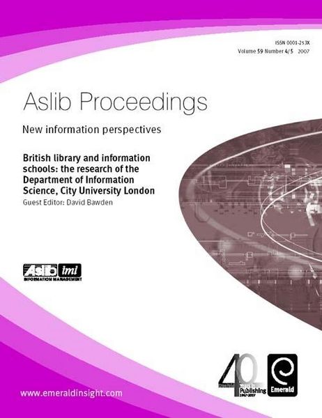 Produktbild: British library and information schools