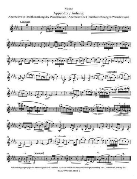 Produktbild: Drei Romanzen f&uuml;r Violine und Klavier op. 22
