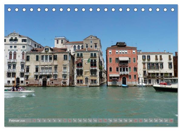 Produktbild: VENEDIG - Perle der Lagune (Tischkalender 2026 DIN A5 quer), CALVENDO Monatskalender