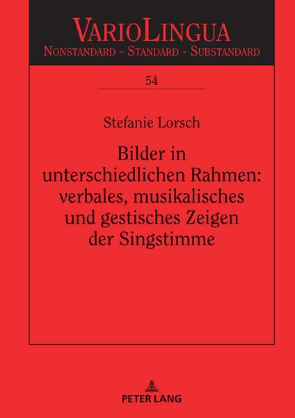 Produktbild: Bilder in unterschiedlichen Rahmen: verbales, musikalisches und gestisches Zeigen der Singstimme