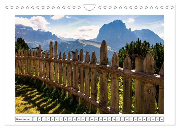 Produktbild: &Uuml;ber dem Gr&ouml;dnertal (Wandkalender 2027 DIN A4 quer), CALVENDO Monatskalender