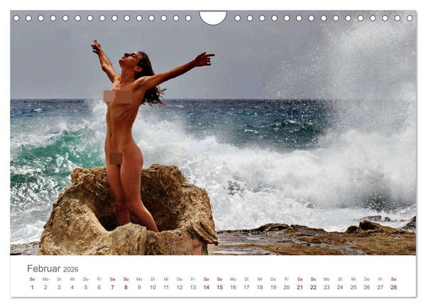 Produktbild: Akt und Meer (Wandkalender 2026 DIN A4 quer), CALVENDO Monatskalender