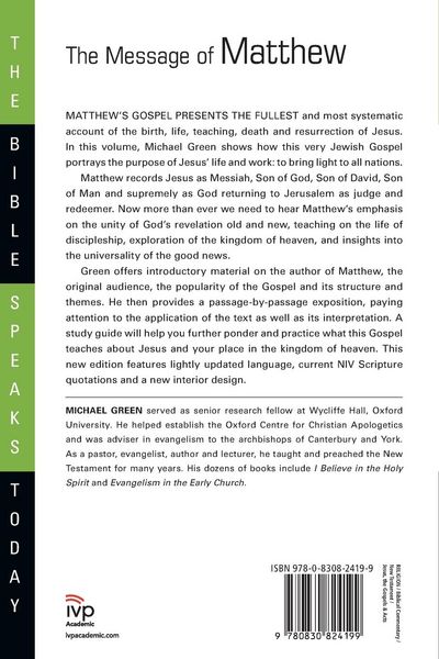 Produktbild: The Message of Matthew