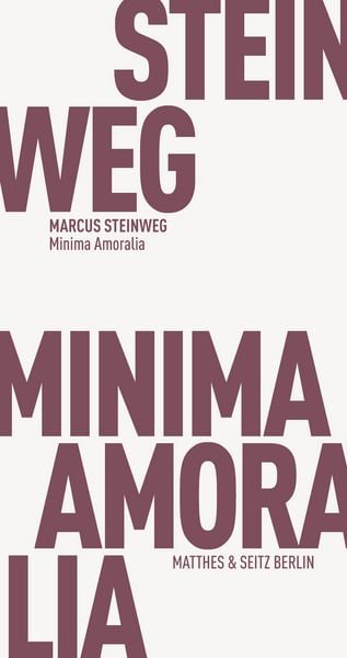 Produktbild: Minima Amoralia